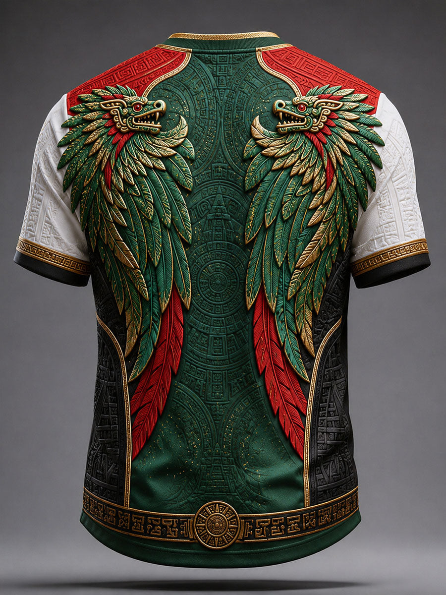 Camiseta estampada con diseño del orgullo mexicano para hombre
