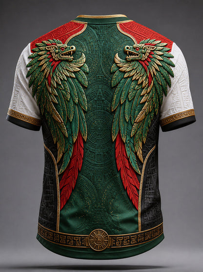 Camiseta estampada con diseño del orgullo mexicano para hombre