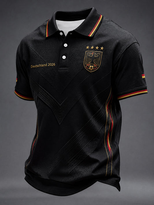 Herren-Fußballfan-Shirt mit Aufdruck
