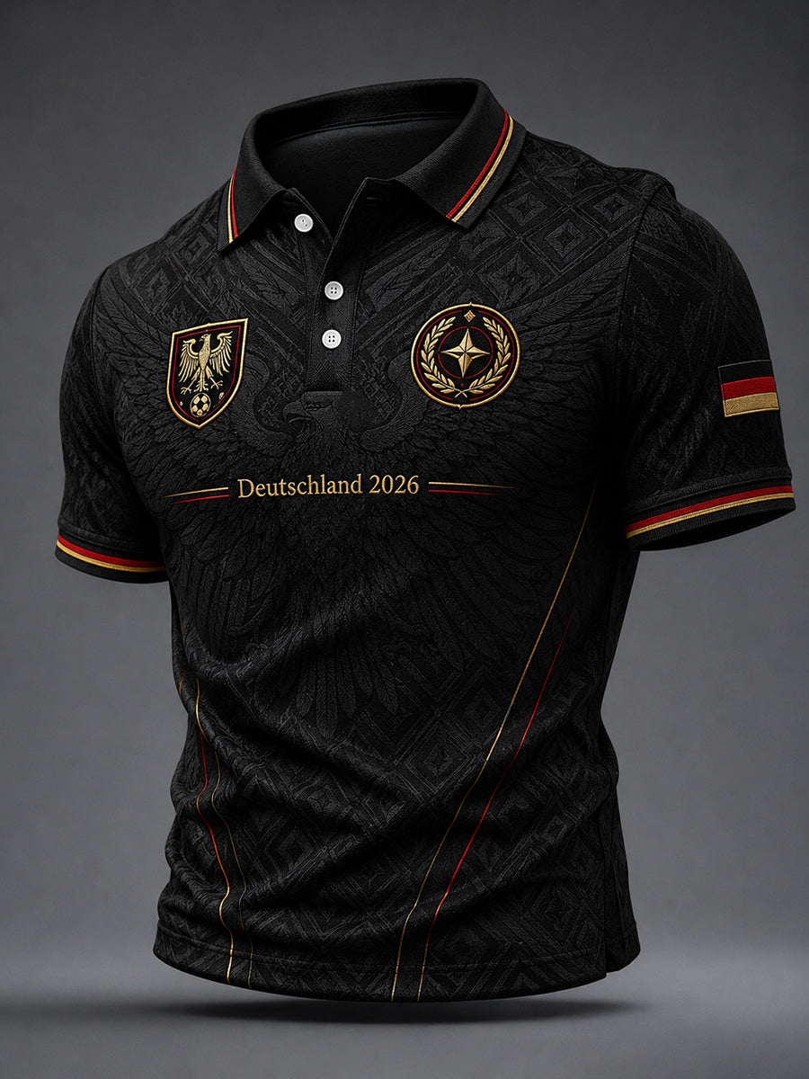 Herren-Fußballfan-Shirt mit Aufdruck