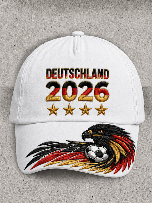 Unisex Resort Deutschland Fußball Design Print Cap