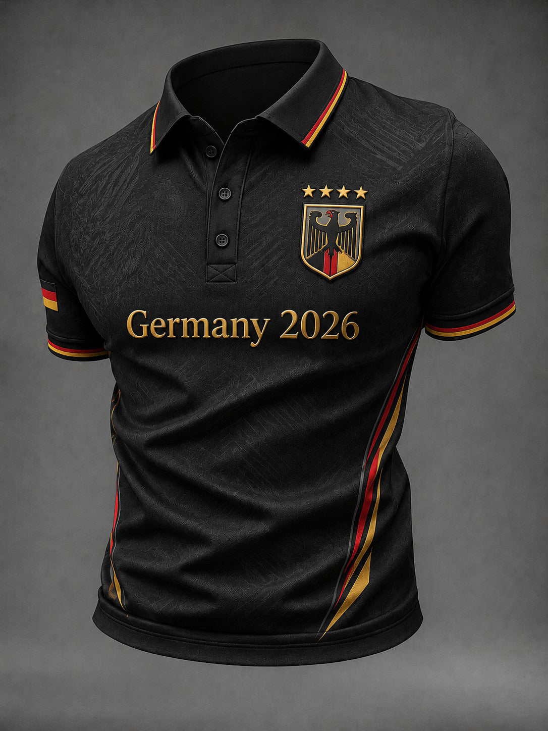Herren-Fußballshirt mit Deutschland-Druck
