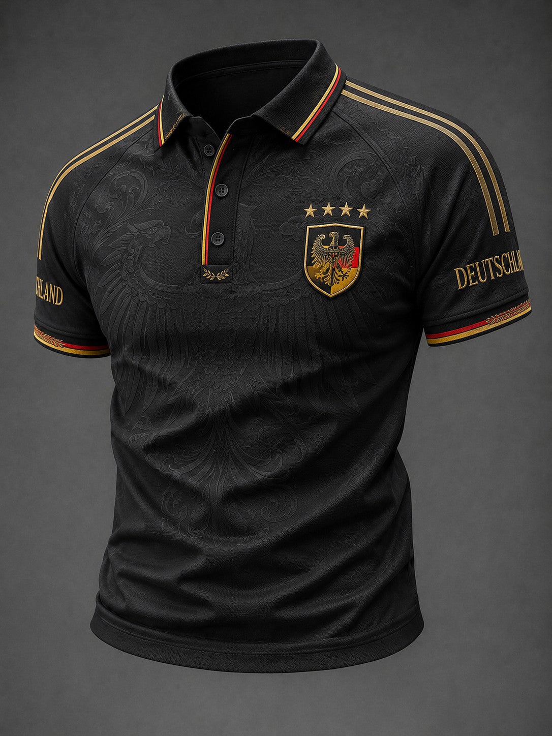 Herren-Fußballshirt mit Deutschland-Druck