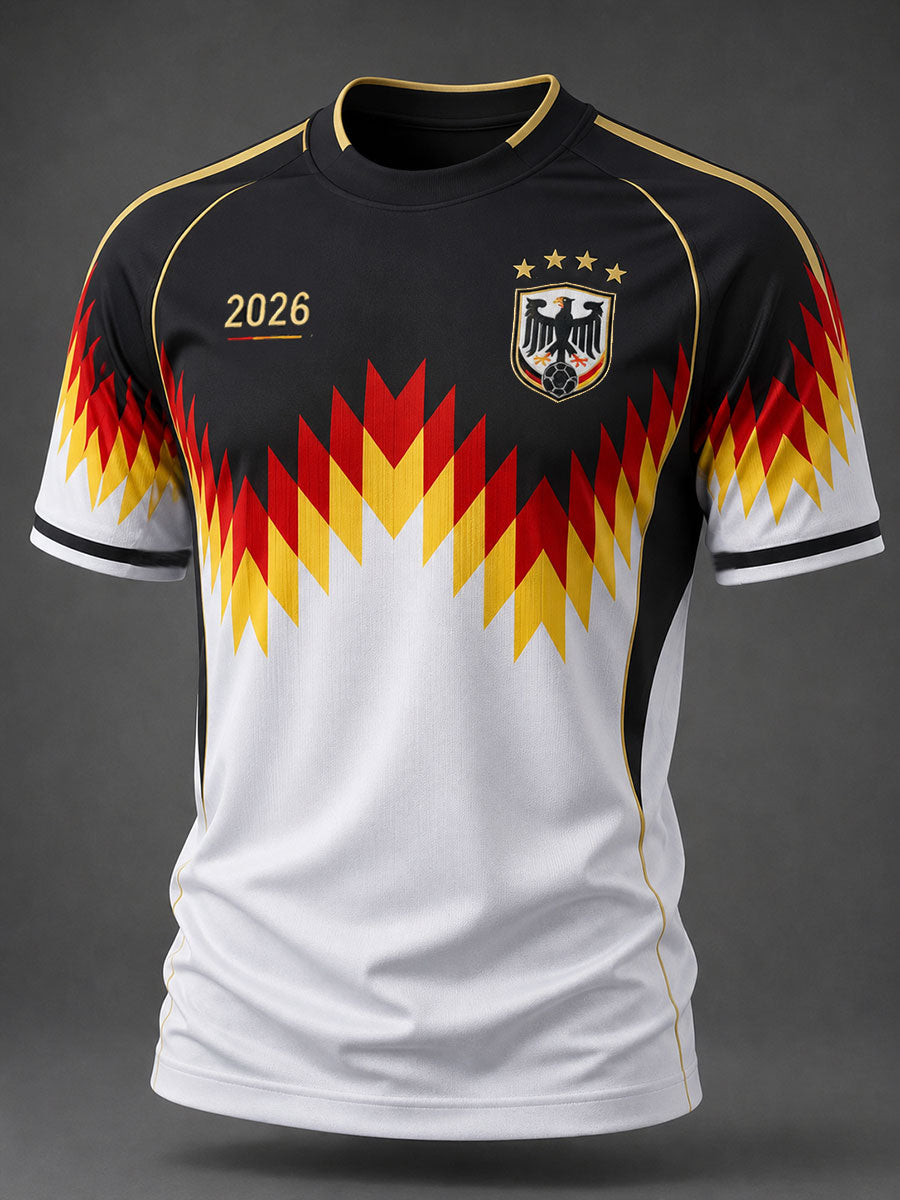 Männer Deutschland Fußball Kurzarm T-Shirt