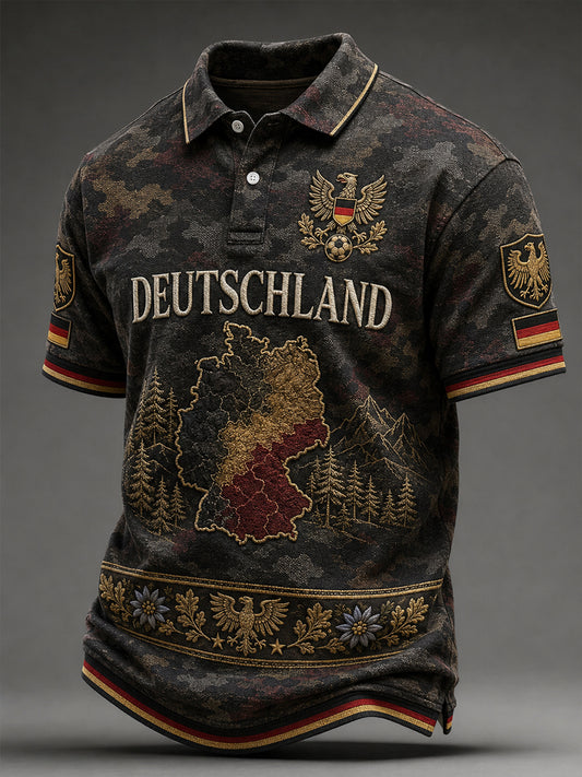 Herren-Fußballkurzarmshirt aus Deutschland