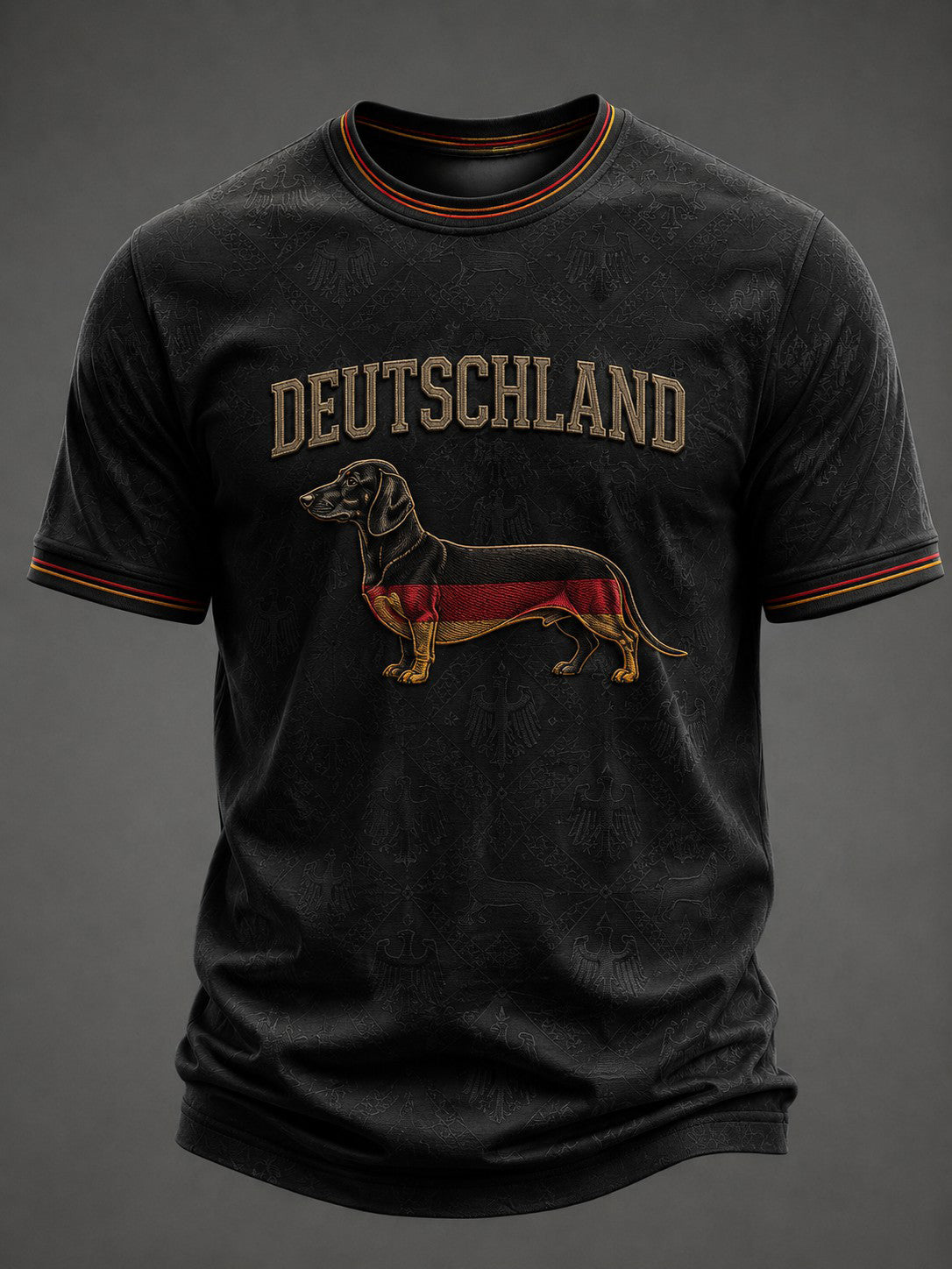 Herren-T-Shirt mit Dackelmotiv