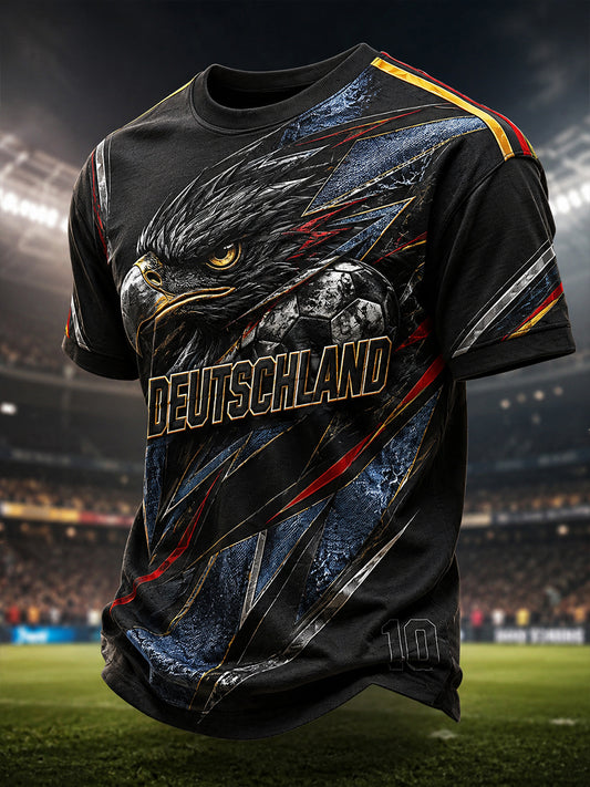 Herren-Fußballkurzarmshirt aus Deutschland