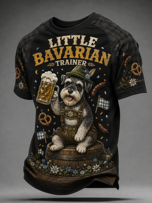 Herren-Oktoberfest-T-Shirt mit kurzen Ärmeln