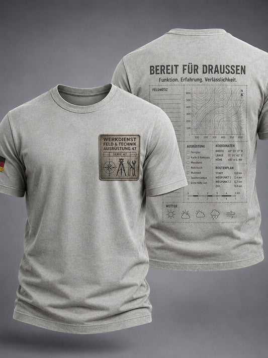 Herren-T-Shirt mit traditionellem deutschen Motiv
