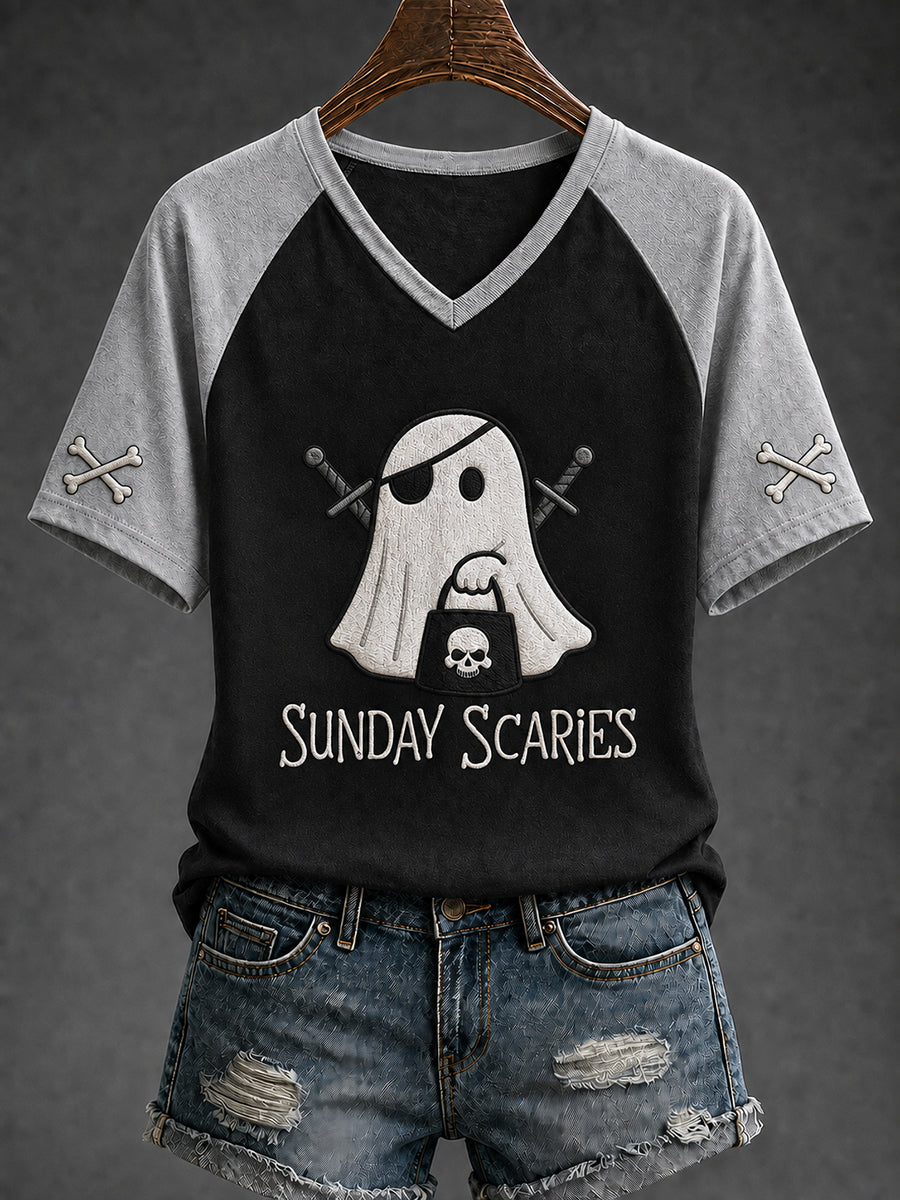Women's Las Vegas Halloween Print T-shirt