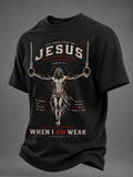 Men's “JESUS” Printed T-shirt