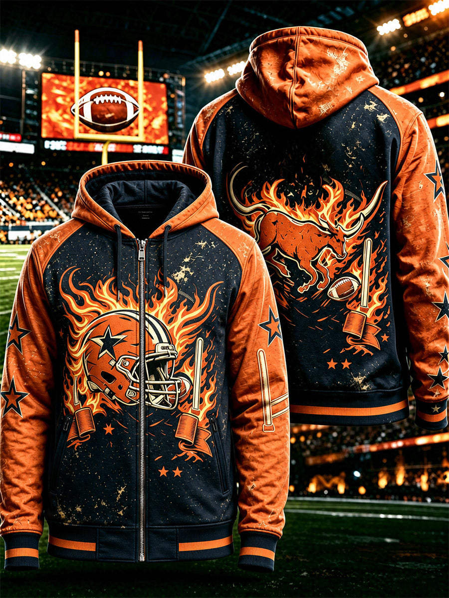 Men's Texas Longhorns Cardigan Hoodie