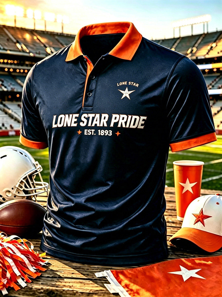 Men's Dallas Longhorns Short-Sleeve Polo