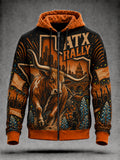 Men's Texas Longhorns Cardigan Hoodie