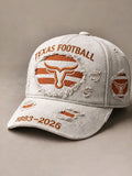 Game Day Football Print Casual Unisex  Hat