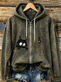 Women's Fun Animals Zip-Up Hoodie