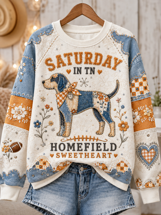 Women's The Tennessee Volunteer Team Raglan Sleeve Sweatshirt