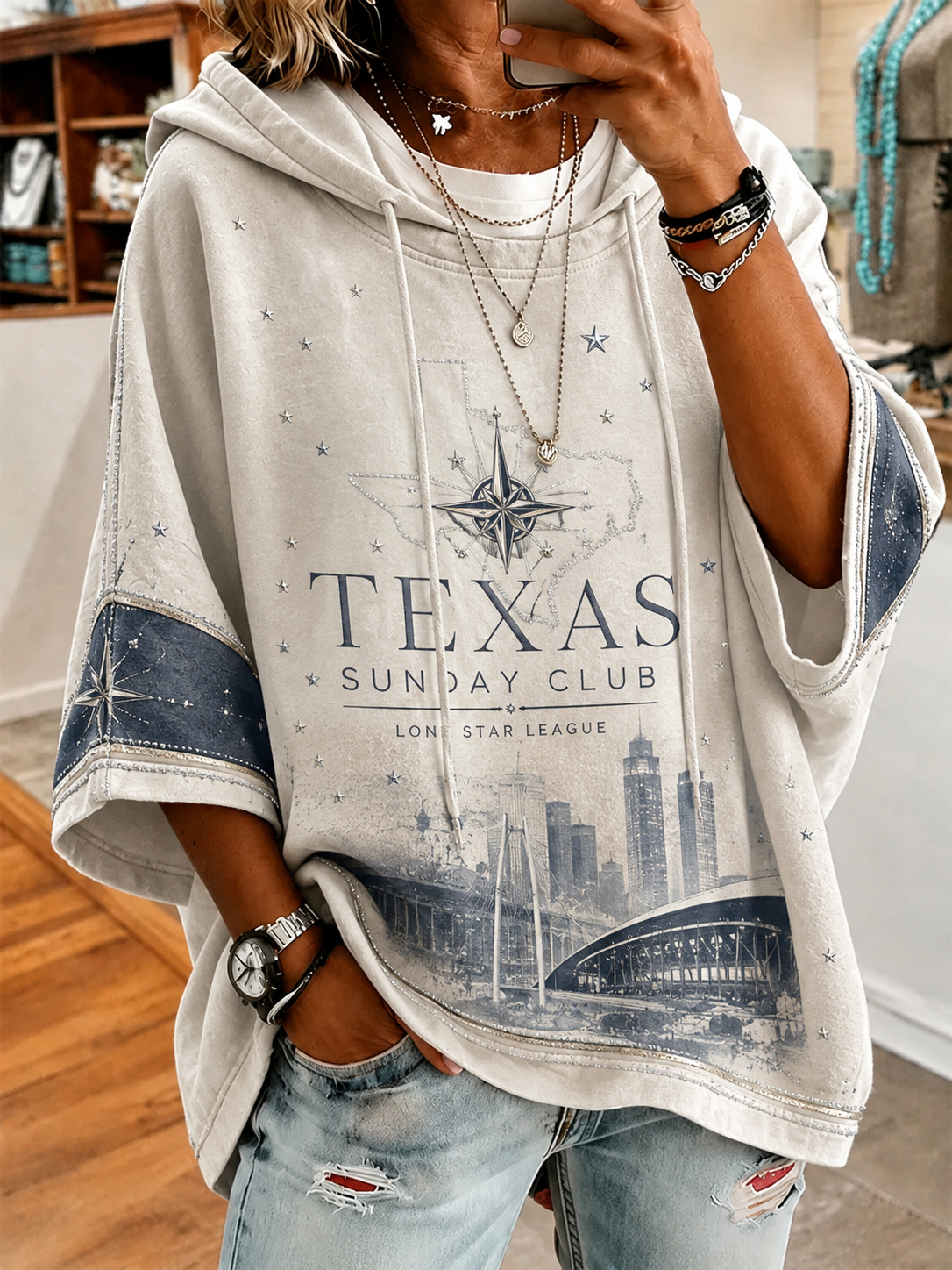 Women’S Short-Sleeve Hoodie