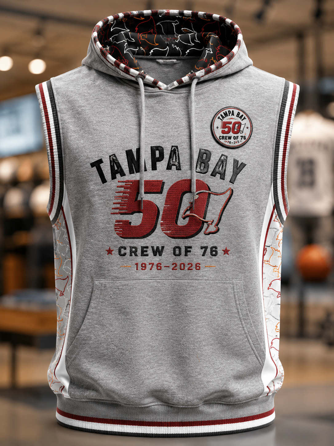 Unisex Casual Hooded Tank Top