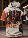Men's Casual Short Sleeve Hoodie