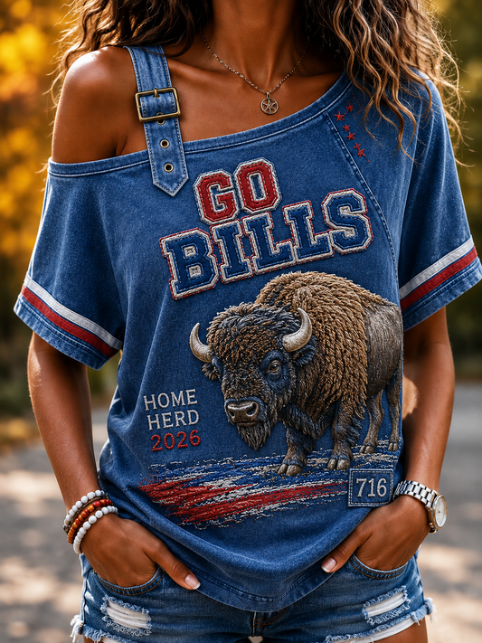 Women's Casual Off-Shoulder Sweatshirt