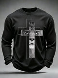 Men's Faith Cross Waffle Top