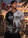 Men's V-Neck Raglan T-Shirt