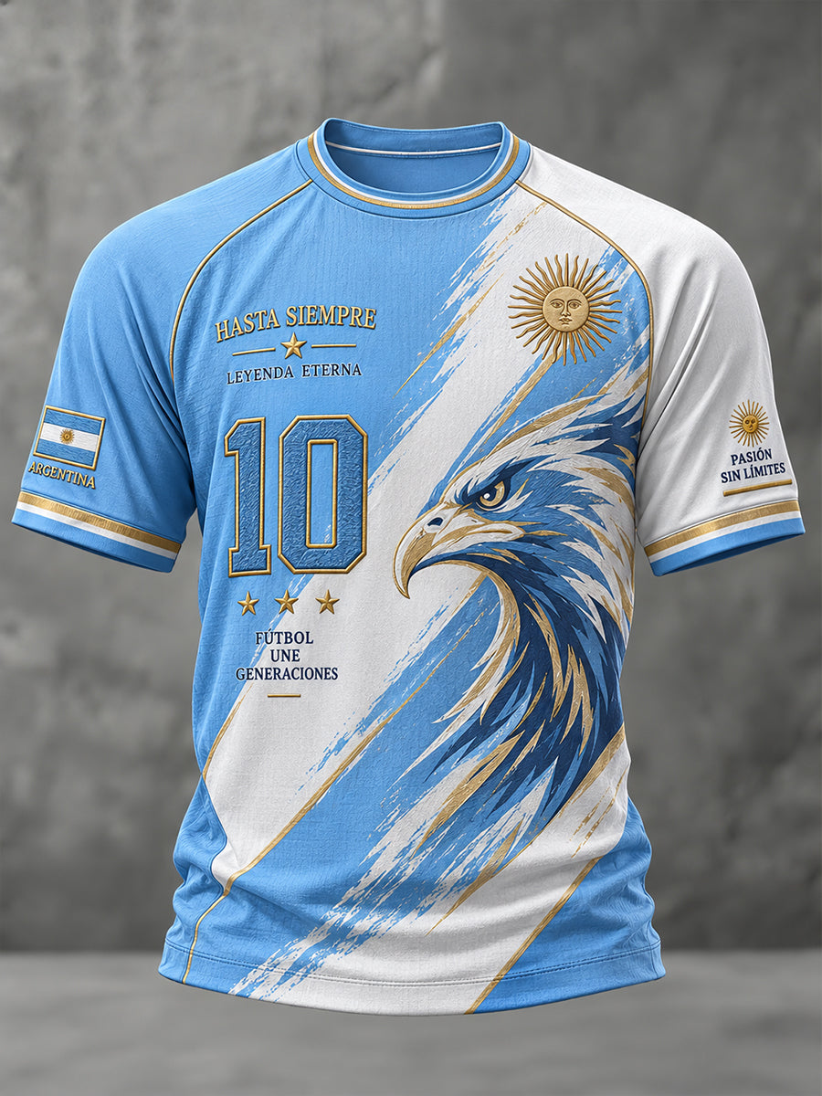 Men's Legendary Player Graphic Print Raglan Short-Sleeve T-Shirt
