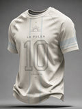 Men's Soccer Legend Retire Memorial Casual Short Sleeve T‑Shirt