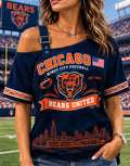 Women's Long-Sleeve Off-Shoulder Sweatshirt