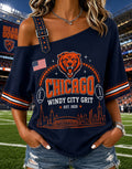 Women's Long-Sleeve Off-Shoulder Sweatshirt