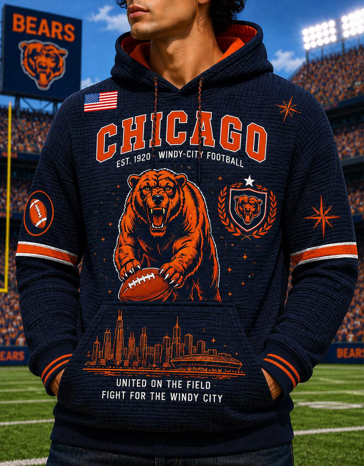 Men's Long-Sleeve Hoodie