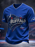 Men's V-Neck Raglan Sleeve T-Shirt