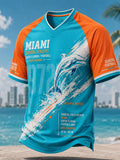 Men's V-Neck Raglan T-Shirt