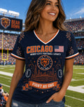 Women's Short-Sleeve V-Neck T-Shirt
