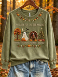 Women's Vintage I'm Ready For The 'ber Months Print Cozy Sweatshirt
