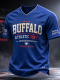 Men's V-Neck Raglan Sleeve T-Shirt