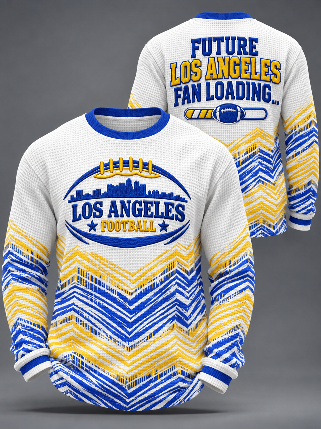 Men's Waffle Long Sleeve T-Shirt