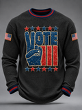 Men's VOTE Waffle Long Sleeve T-Shirt