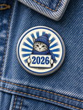 Blue Cat 2026 Brooch