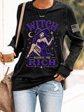 Women's VOTE Print Casual Sweatshirt