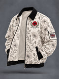 Men's Lest We Forget Print Corduroy Jacket